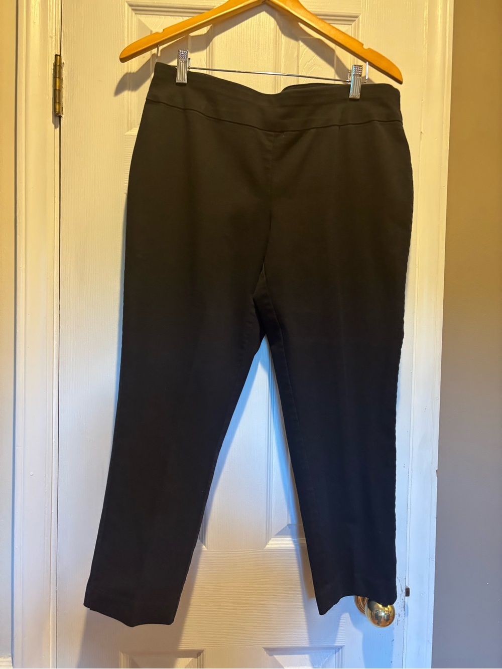 croft & barrow Black Pull-On Dress Pants Size 12 Petite